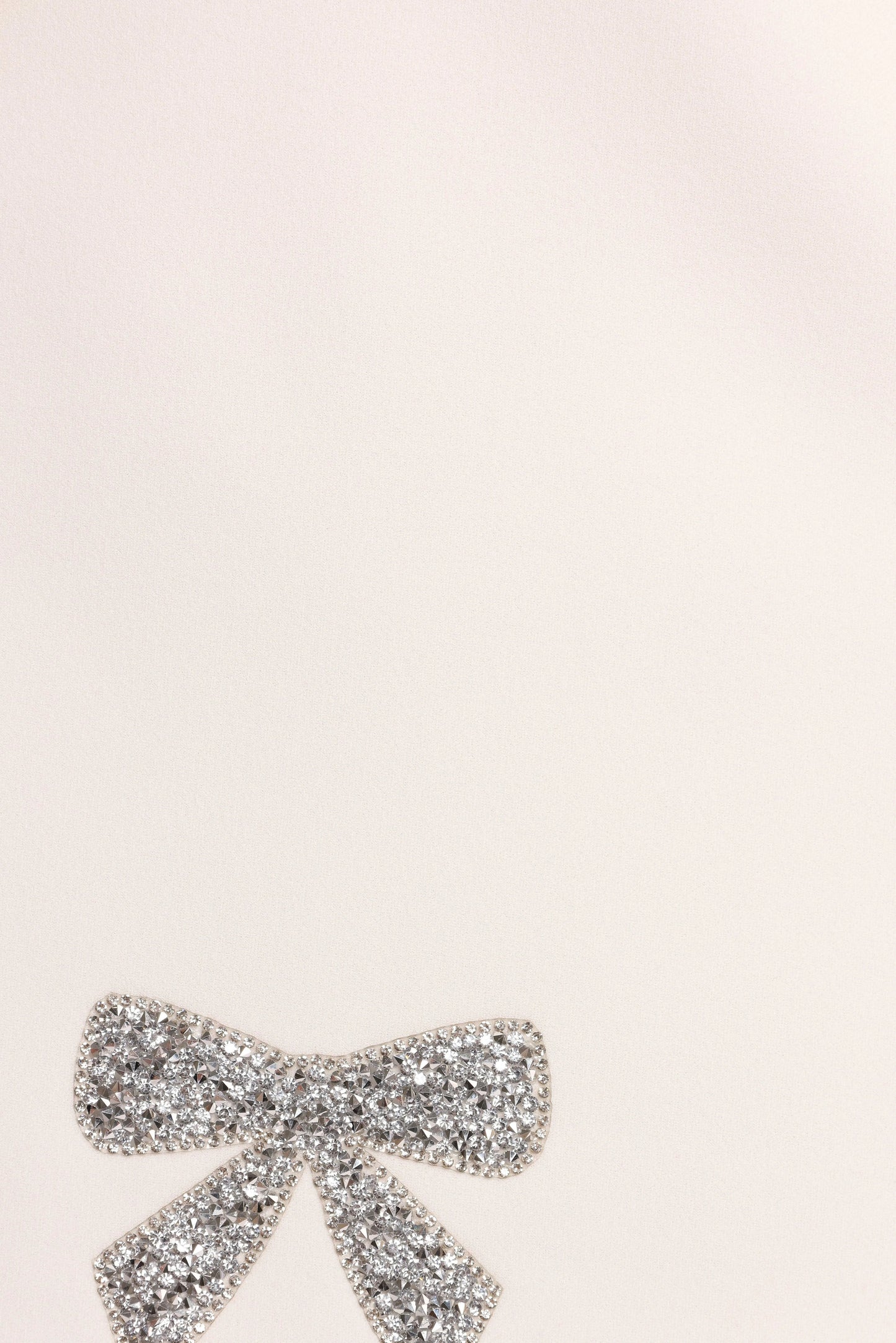 Diamante Bow Strapless Mini Dress