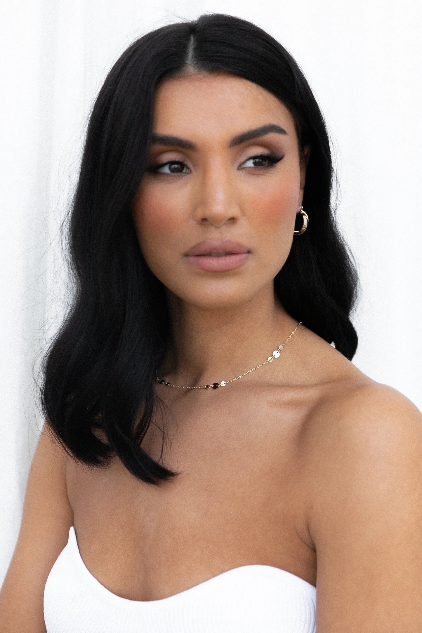 Fine Chain Choker Necklace