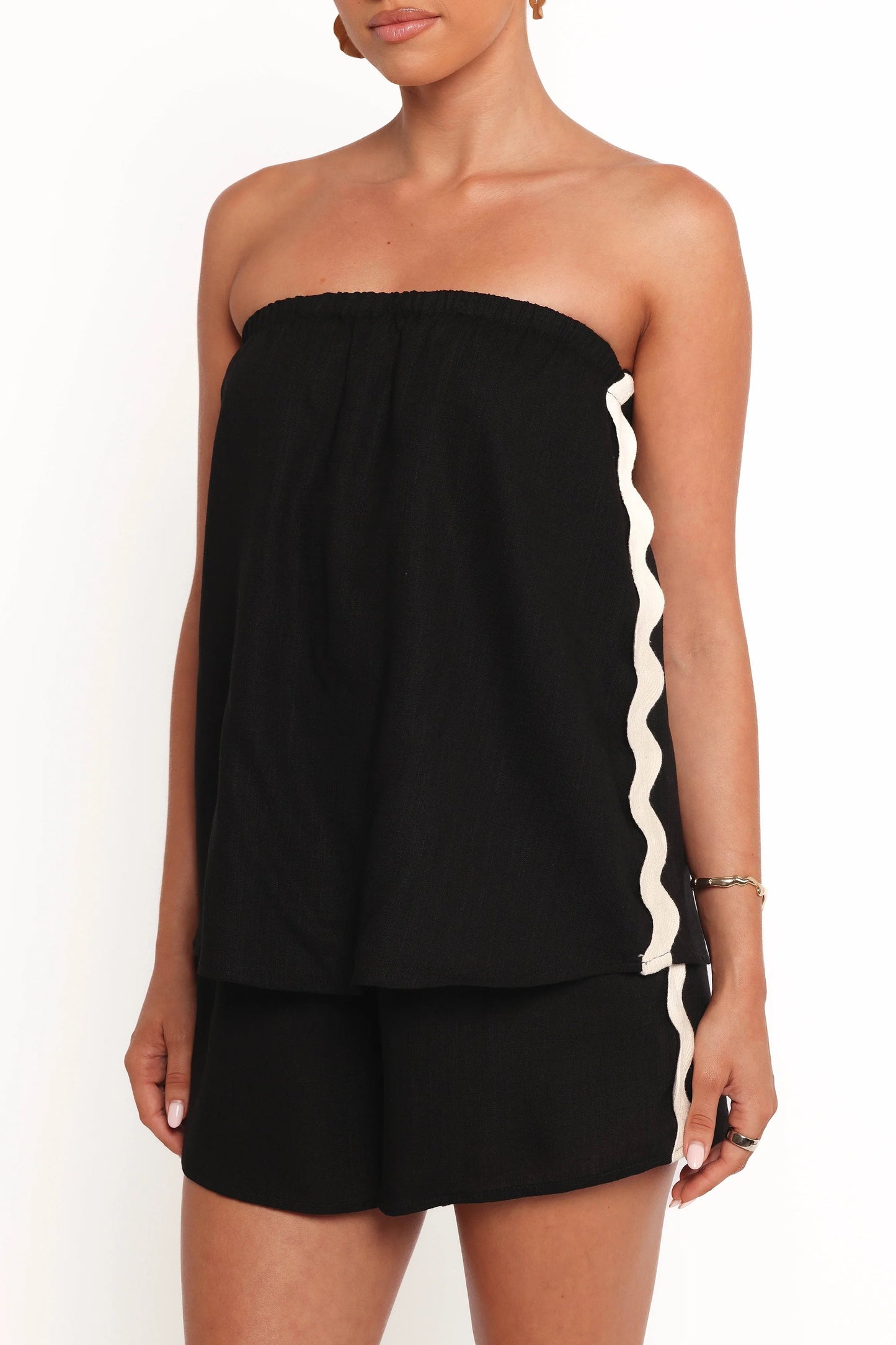 Ric Rac Strapless Playsuit
