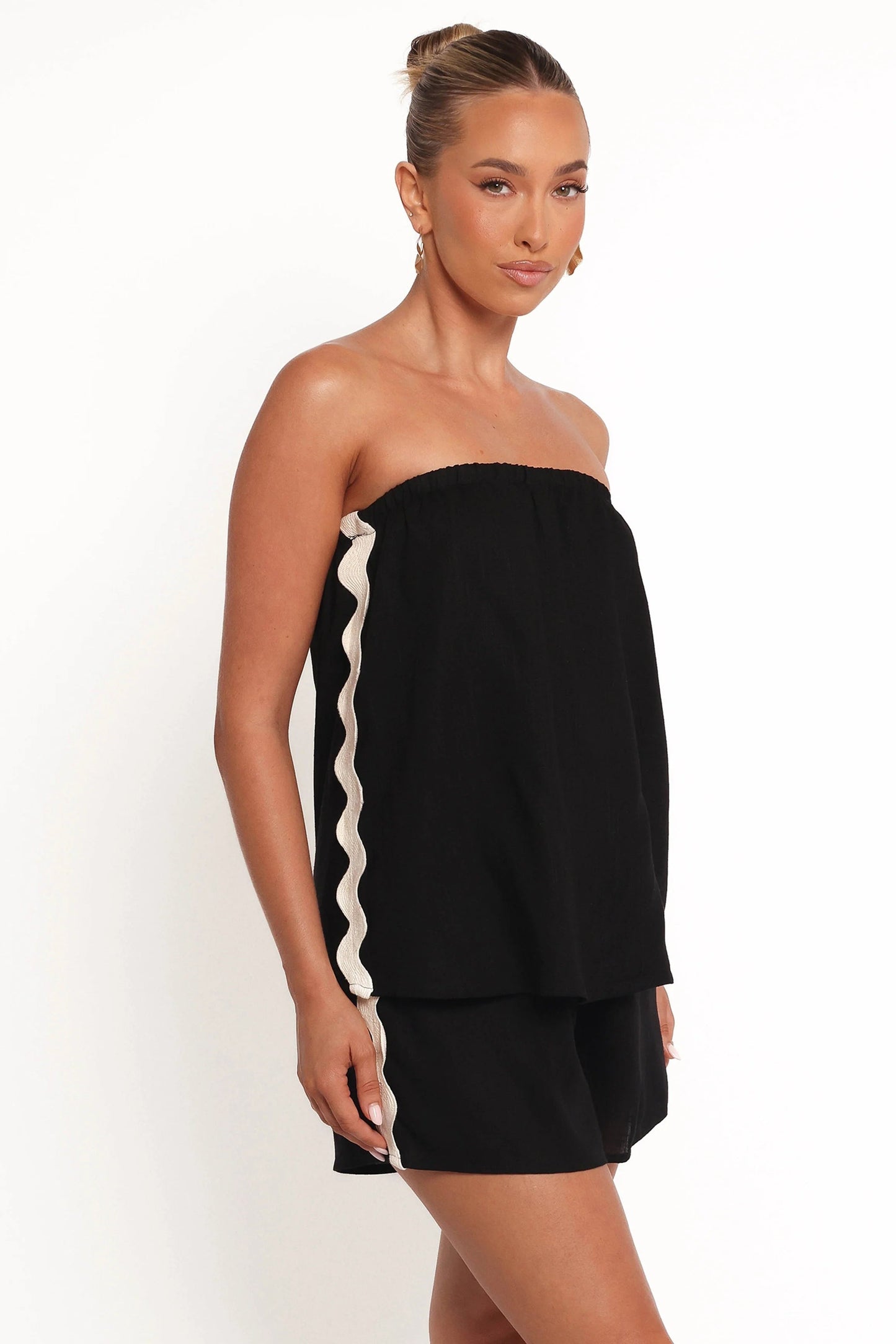 Ric Rac Strapless Playsuit