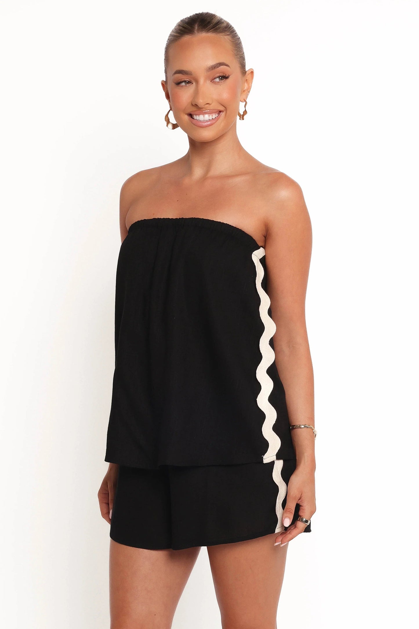 Ric Rac Strapless Playsuit