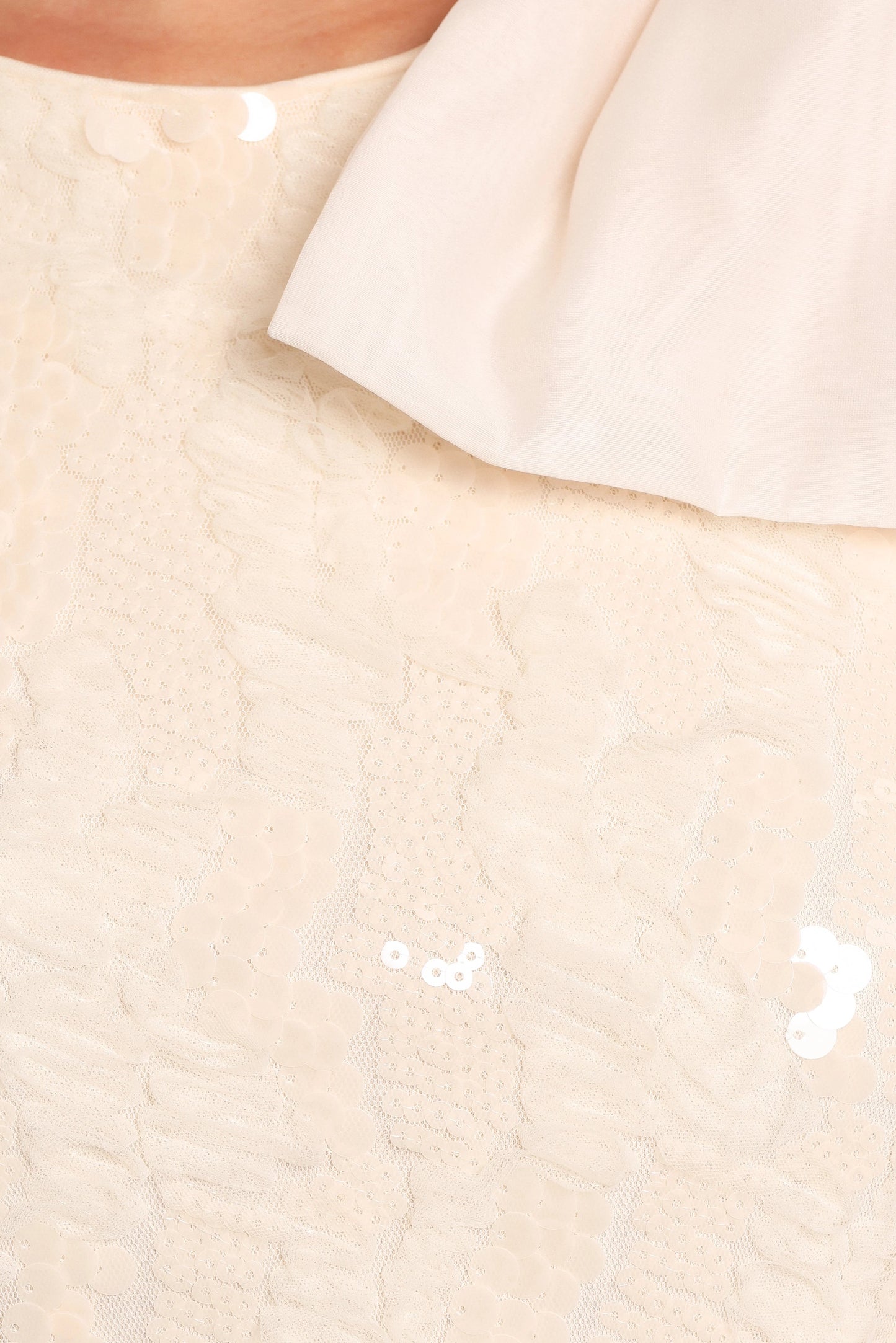 Sequin-Trim Shift Mini