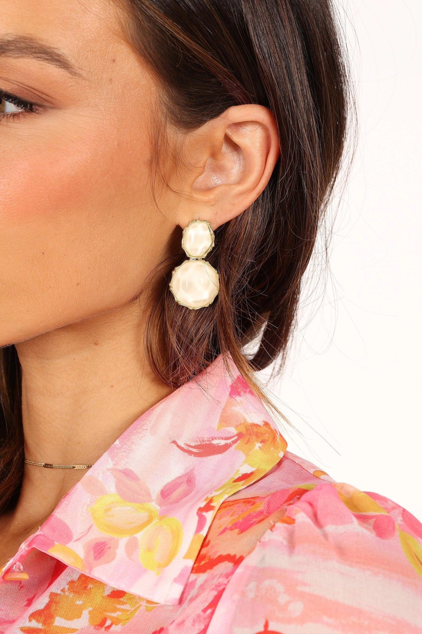 Aquelle Resin-Accented Drop Earrings