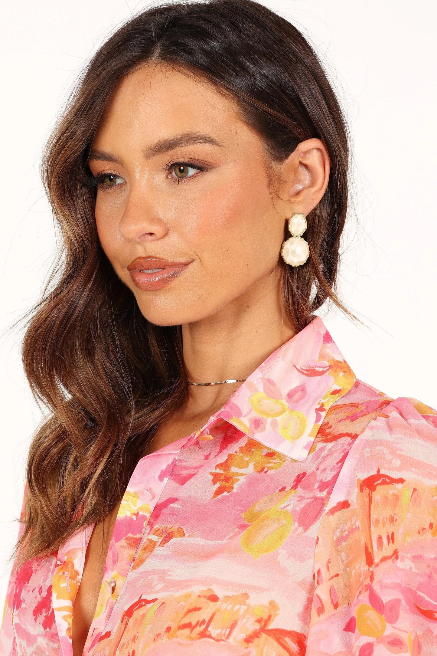 Aquelle Resin-Accented Drop Earrings