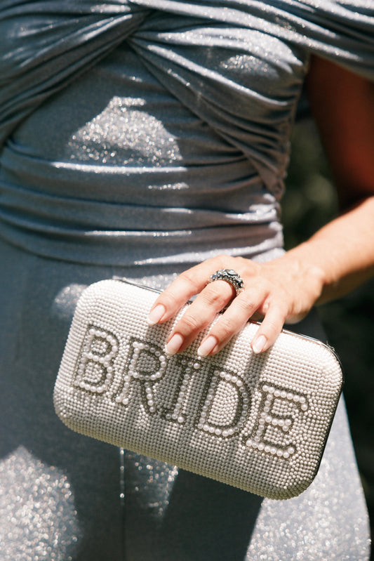 Embellished Clutch Crossbody Bag