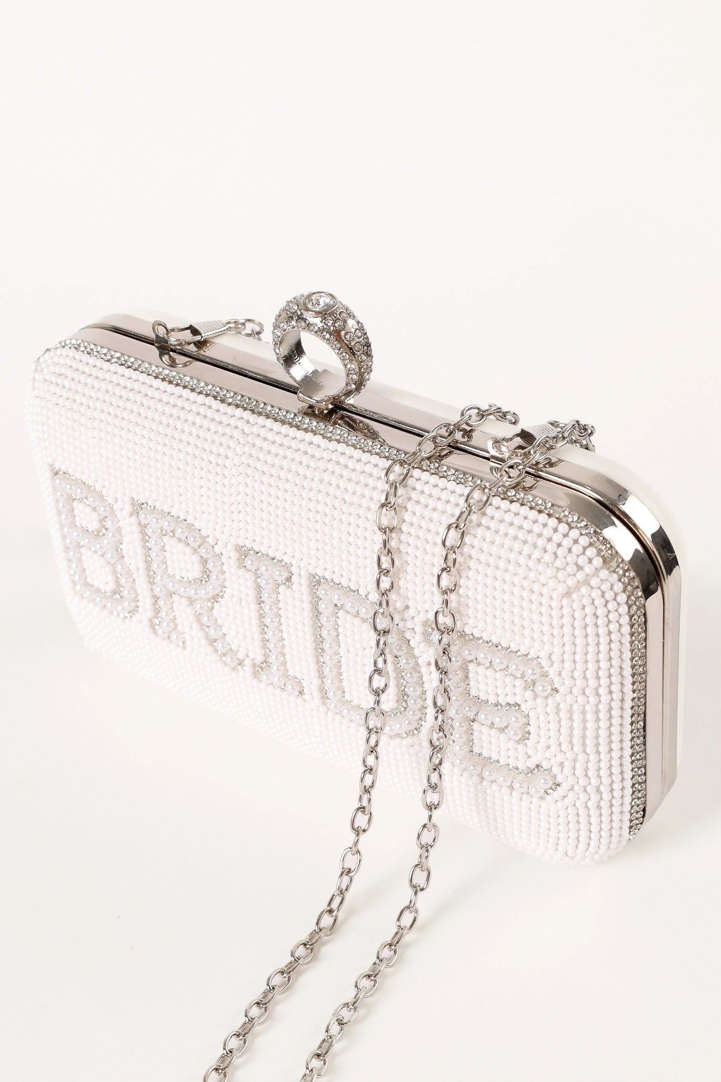 Embellished Clutch Crossbody Bag