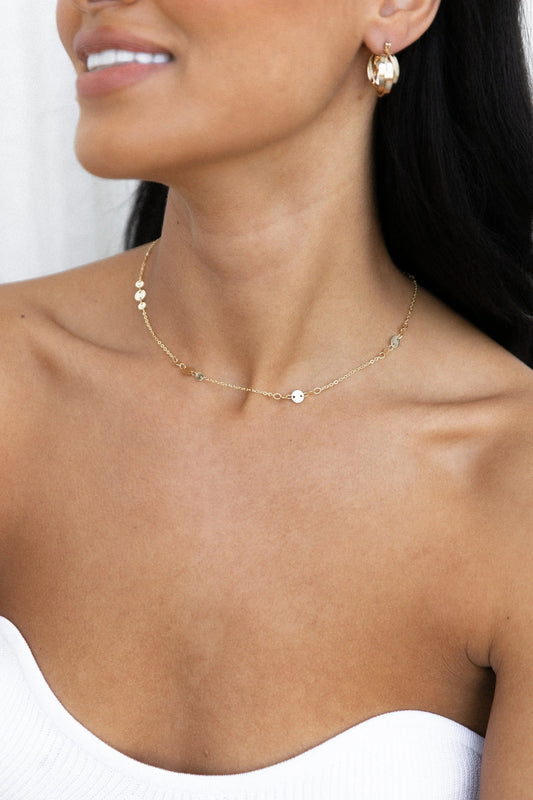 Fine Chain Choker Necklace